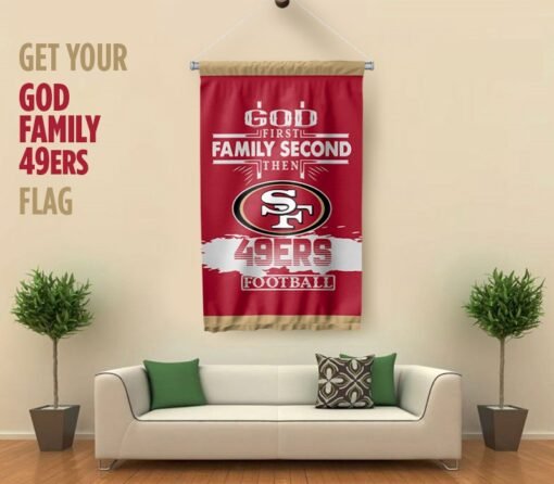 49ers God Family Flag