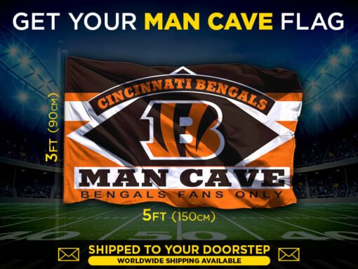 Bengals Man Cave Flag