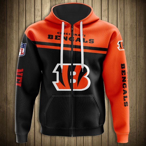 Bengals Zip Up Hoodie – US Sports Nation