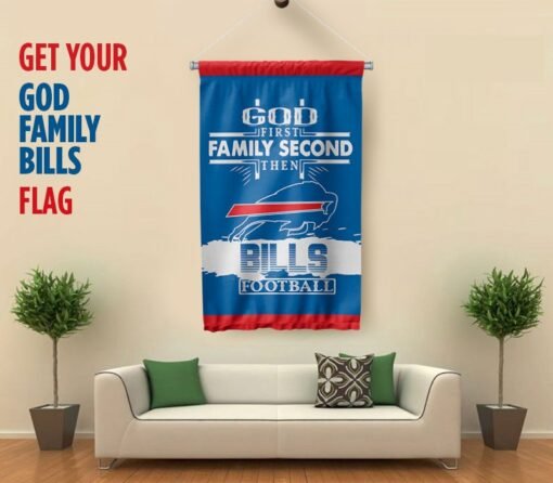 Bills God Family Flag