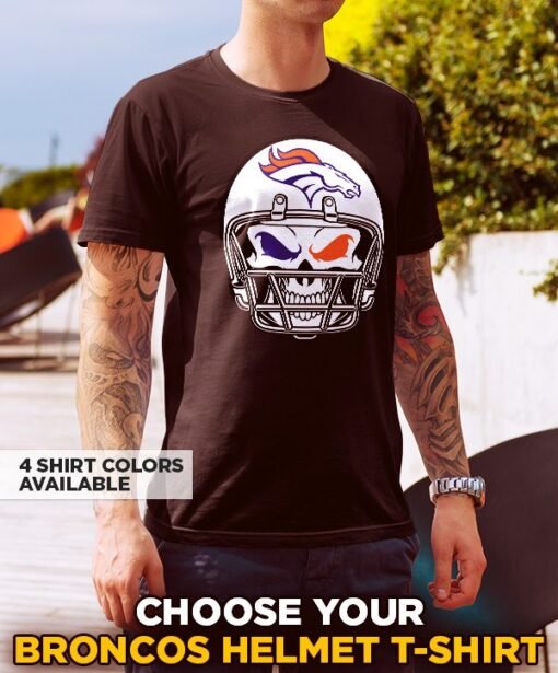 Broncos Helmet T-Shirt