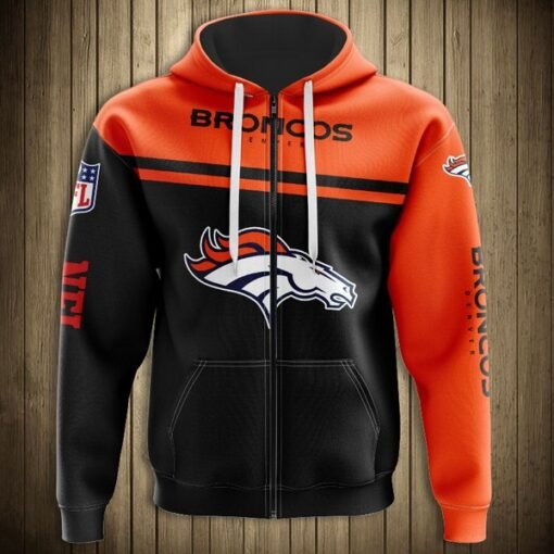 Broncos Zip-Up Hoodie