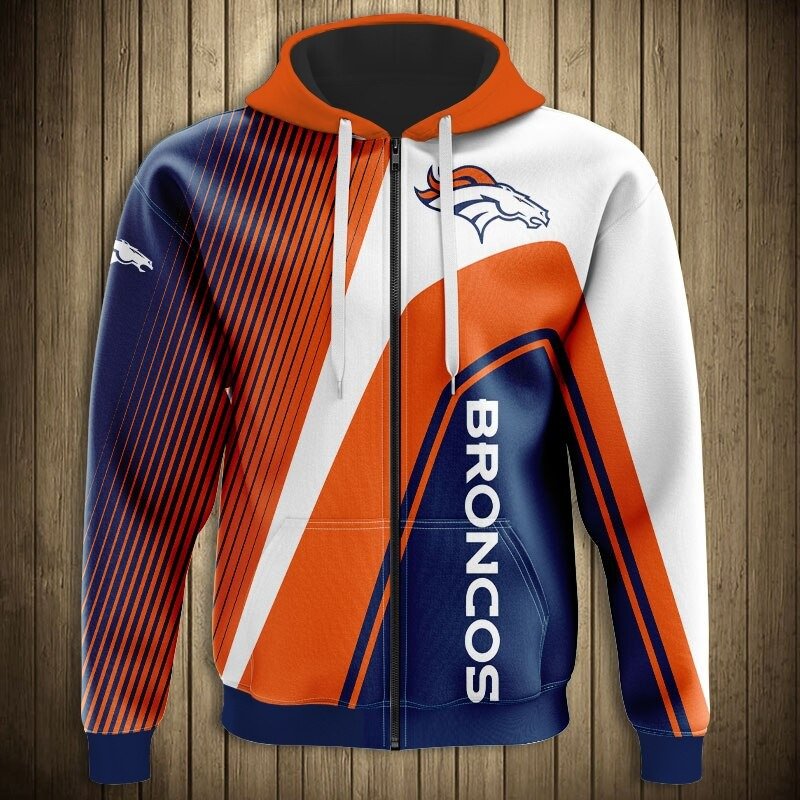 Broncos Zip Up Hoodie US Sports Nation