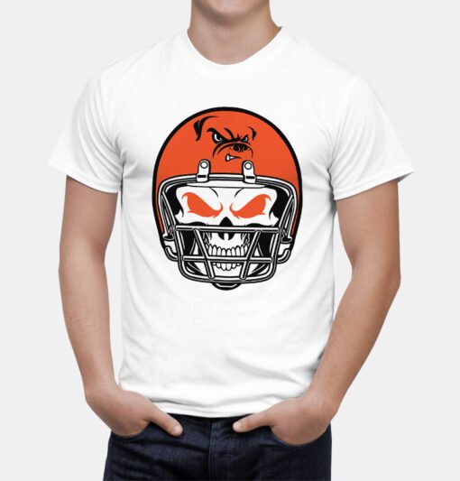 Browns Helmet T-Shirt - Image 2