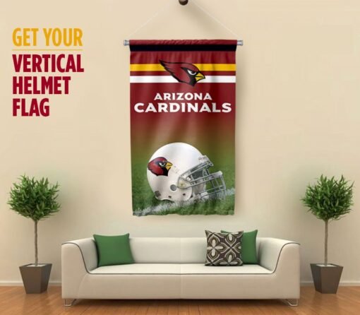 Cardinals Helmet Flag