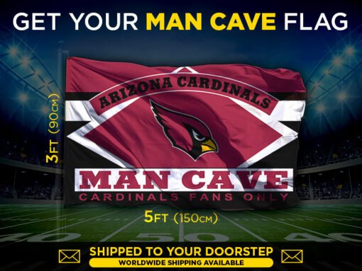 Cardinals Man Cave Flag