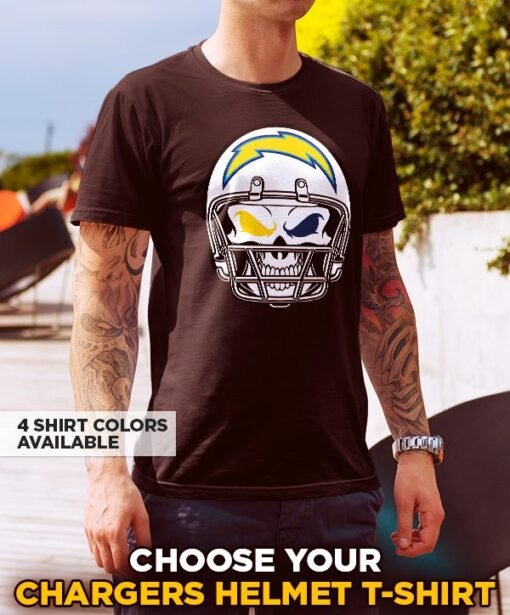 Chargers Helmet T-Shirt