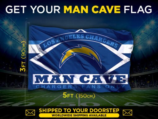 Chargers Man Cave Flag