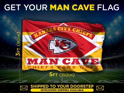 Chiefs Man Cave Flag