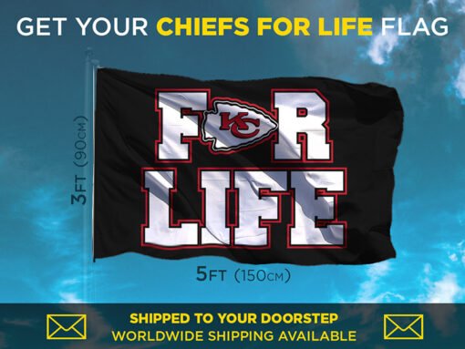 Chiefs For Life Flag