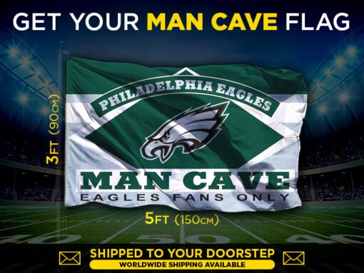 Eagles Man Cave Flag