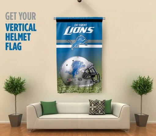 Lions Helmet Flag