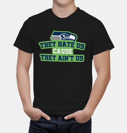 Seahawks They Hate Us T-Shirt - Image 3