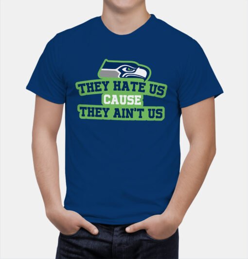 Seahawks They Hate Us T-Shirt - Image 5