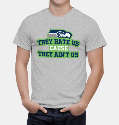 Seahawks They Hate Us T-Shirt - Image 4