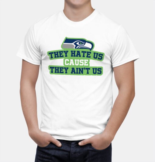 Seahawks They Hate Us T-Shirt - Image 2