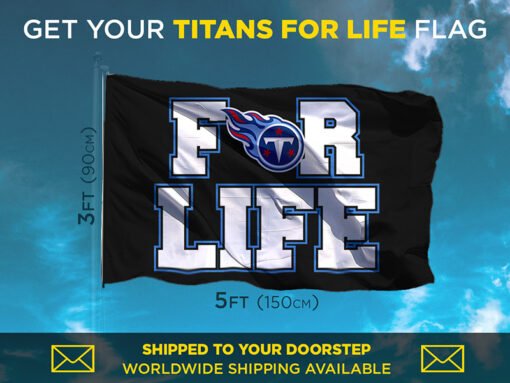 Titans For Life Flag