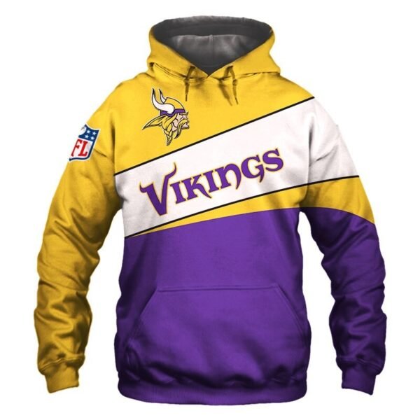 Vikings Zip Up Hoodie – US Sports Nation