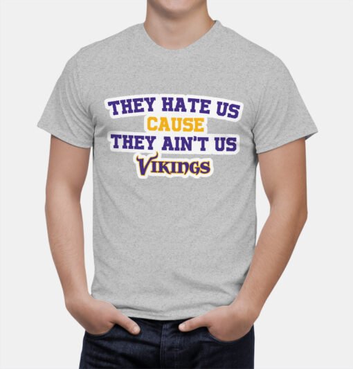 Vikings They Hate Us T-Shirt - Image 4