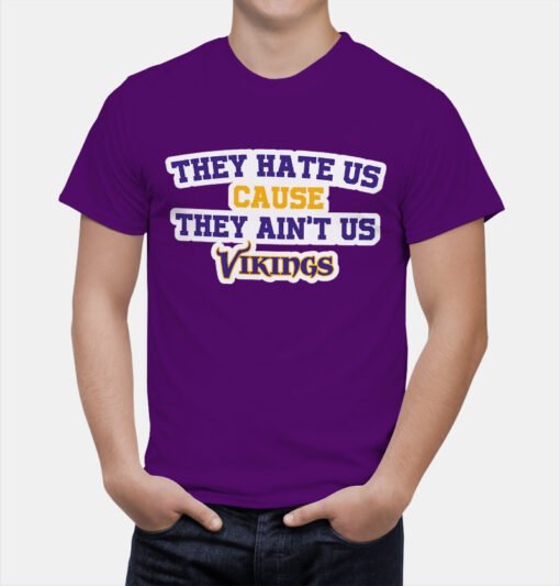 Vikings They Hate Us T-Shirt - Image 5