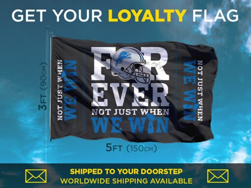 Lions Loyalty Flag