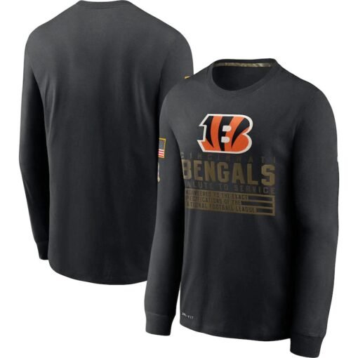 Bengals Salute To Service Long Sleeve T-Shirt