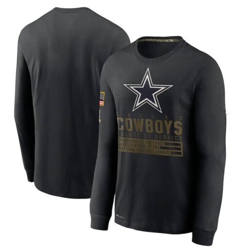 Cowboys Salute To Service Long Sleeve T-Shirt