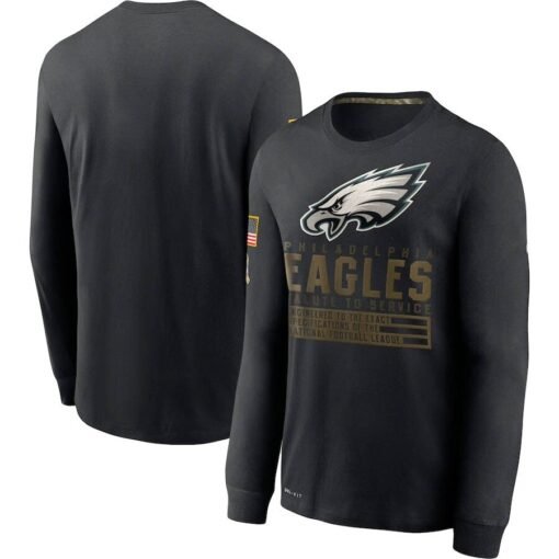 Eagles Salute To Service Long Sleeve T-Shirt