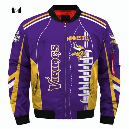 Vikings Bomber Jacket - Image 5