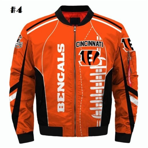 Bengals Thick Bomber Jacket - Image 5