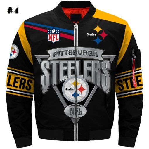 Steelers Bomber Jacket - Image 5