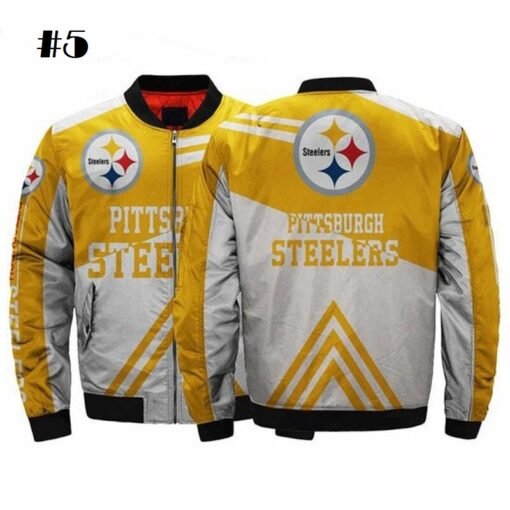 Steelers Bomber Jacket - Image 6