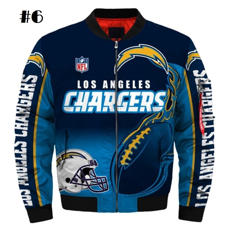 Chargers Thick Bomber Jacket – US Sports Nation