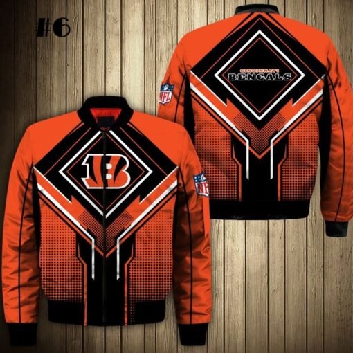 Bengals Thick Bomber Jacket - Image 7