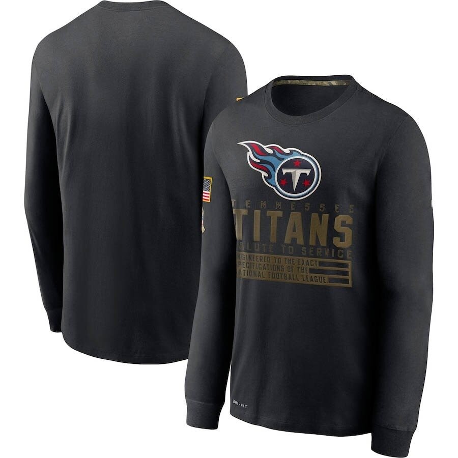 Titans Salute To Service Long Sleeve T-Shirt – US Sports Nation