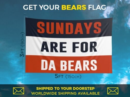 Bears Sundays Flag