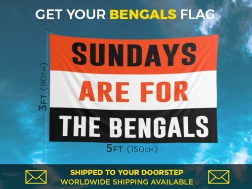 Bengals Sundays Flag