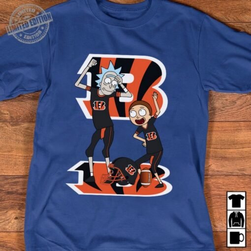 Bengals Rick And Morty T-Shirt