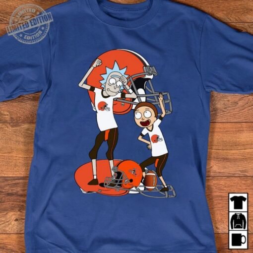 Browns Rick And Morty T-Shirt
