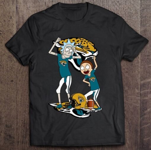 Jaguars Rick And Morty T-Shirt