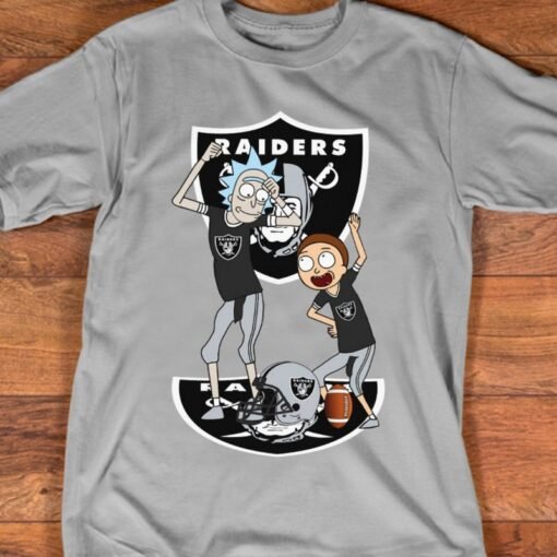 Raiders Rick And Morty T-Shirt