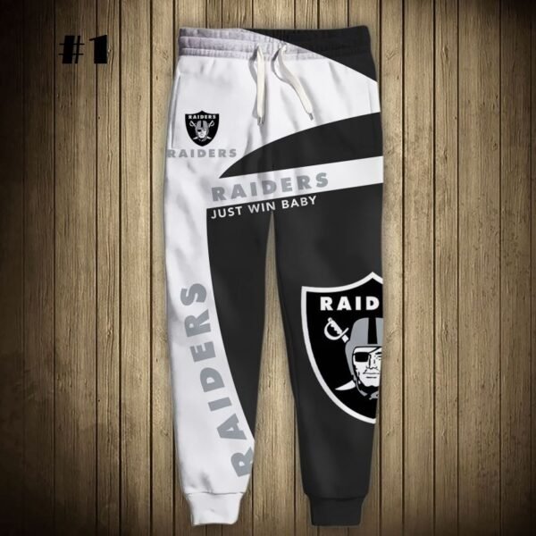 raiders men's sweatpants