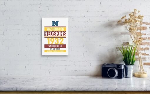 Redskins Canvas Poster