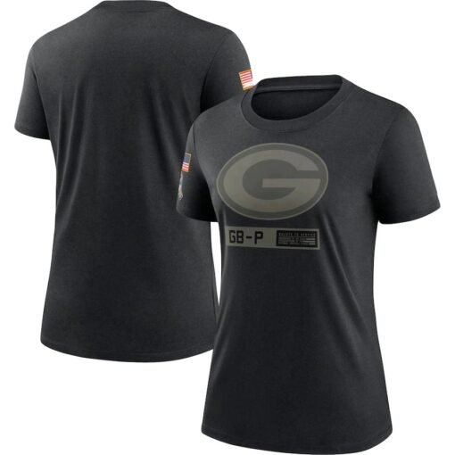 Packers All-Black Salute To Service T-Shirt - Image 2