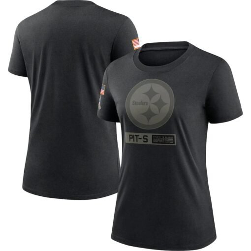 Steelers All-Black Salute To Service T-Shirt - Image 2