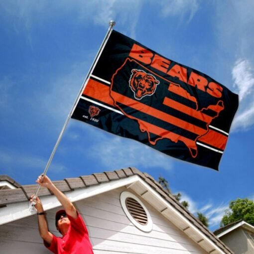 Bears US American Stripes Flag