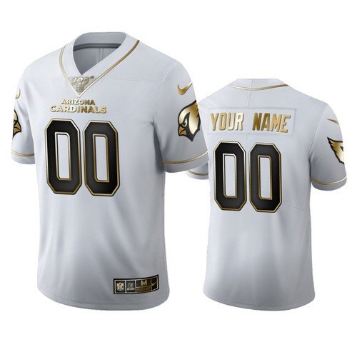 Cardinals Custom 100th Season All-White Golden Edition Jersey – US ...