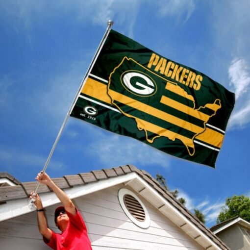 Packers USA American Stripes Flag