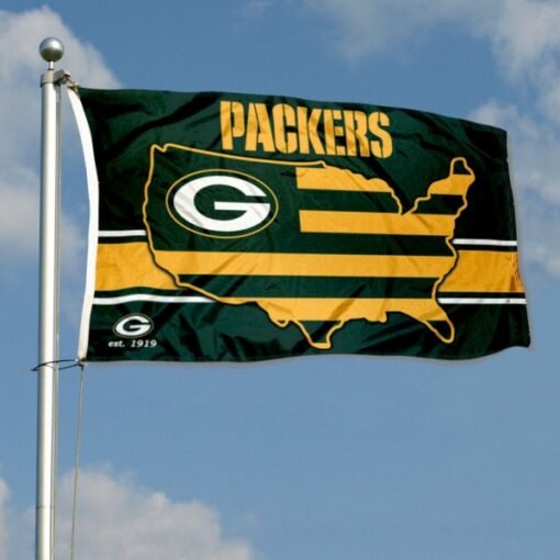 Packers USA American Stripes Flag - Image 2