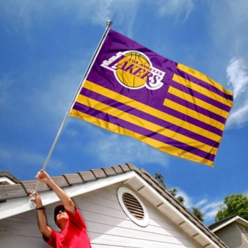Los Angeles Lakers US Flag
